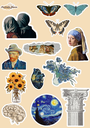 Vintage Sticker Sheet