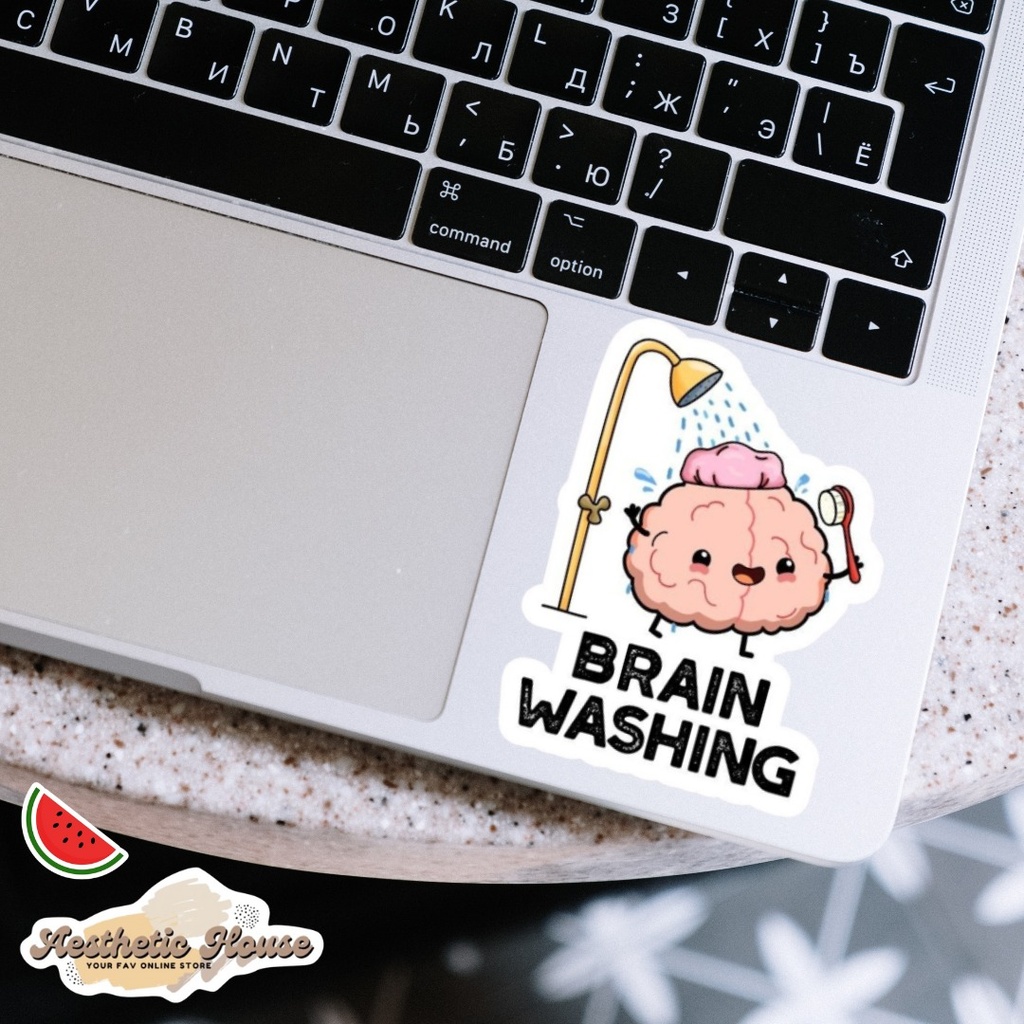 Brain Washing Sticker